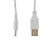 Kingfisher Technology 2m USB 5V 2A PC White Charger Power Cable Lead Adaptor (22AWG) for Wanscam HW0043 IP Camera
