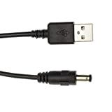 Kingfisher Technology 90cm USB 5V 2A PC Black Charger Power Cable Lead Adaptor (22AWG) for Pioneer DJ RMX-500 Remix Station