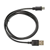 Kingfisher Technology 90cm USB 5V 2A PC Black Charger Power Cable Lead Adaptor (22AWG) for Patriot Aigo DAFM001A DAB Radio