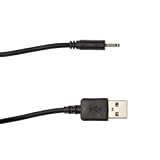 Kingfisher Technology - Câble d'alimentation de charge USB noir de 2 m (22 AWG) compatible avec tablette Android Archos Titanium ...