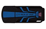 Kingston - DTR30G2/16GB - DataTraveler R3.0 G2 - Clé USB 3.0 - 16 Go - Noir/Bleu