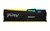 Kingston Fury Beast DDR5 RGB 16GB (2x8GB) 5200MT/s DDR5 CL40 DIMM Mémoire pour PC de Gamer Kit de 2 - ...