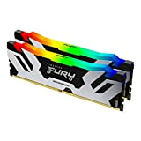 Kingston Fury Renegade DDR5 RGB XMP 32GB 7200MT/s DDR5 CL38 DIMM Mémoire pour PC de Gamer Kit de 2 - ...
