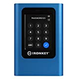 Kingston IronKey Vault Privacy 80 SSD Externe - Certifié FIPS 197 et chiffré XTS-AES 256 bits-IKVP80ES/480G Bleu