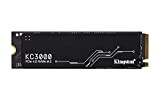 Kingston KC3000 PCIe 4.0 NVMe M.2 SSD - Stockage haute performant pour PC de bureau et PC portables -SKC3000S/512G
