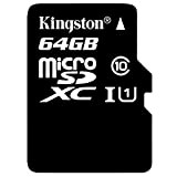 Kingston - SDC10G2 - Carte MicroSD - 64 Go - Adaptateur SD