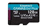 Kingston SDCG3/128GBSP Carte mémoire microSD ( 128GB microSDXC Canvas Go Plus 170R A2 U3 V30 Sans SD adaptateur)