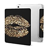 Kiss Print avec Gold Shimmer Saint Étui pour Tablette Ipad Housse De Protection IPAD 2020 AIR 4 （10.9in）