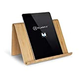 Klarfit Panda - Porte-Tablette, Support de Tablette, Angle d'inclinaison 33°, épaisseur du matériau 5 mm, Ergonomique, avec Recettes eBook, Look ...