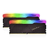KLEVV CRAS X RVB 32GB kit (16GB x 2) 3200MHz Mémoire Gaming DDR4-RAM XMP 2.0 High Performance Surcadençage