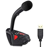KLIM Voice V2 + Microphone USB de Bureau + Nouveauté 2020 + Micro Gamer Idéal pour Jeux Vidéo, Streaming, Youtube, ...