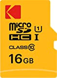 Kodak - Carte Micro SD 16 Go UHS-I U1 V10 A1 microSDHC/XC - Carte Mémoire Micro SD - Vitesse de ...