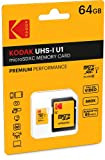 Kodak - Carte Micro SD 64 Go UHS-I U1 V10 A1 microSDHC/XC - Carte Mémoire Micro SD - Vitesse de ...