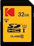 Kodak - Carte SD 32 Go UHS-I U1 V10 SDHC/XC - Carte Mémoire - Vitesse de Lecture 85MB/s Max - ...
