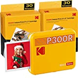 KODAK Mini 3, Imprimante Photo Portable Instantanée, sans Fil, iOS et Android, Bluetooth, 76 x 76 mm, Technologie 4 Pass, ...