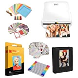 KODAK Step Imprimante photo instantanée avec technologie Zink Zero Ink (Blanc) Pack cadeau