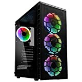 KOLINK Observatory Lite Mesh Midi Tower PC Case ATX RGB Boîtier PC, Gaming PC Case, Tempered Glass Computer Case, Gaming ...