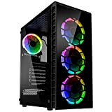 Kolink Observatory Lite Midi Tower PC Case ATX RGB PC Case, Gaming PC Case, Tempered Glass Computer Case, Gaming Tower, ...