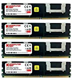 Komputerbay 16Go (4x4Go) DDR2 PC2-5300F 667 CL5 ECC Fully Buffered FB-DIMM (240 PIN) 16Go avec Epandage chaleur