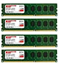 Komputerbay 32Go (4x 8Go) PC3-10600 DDR3 1333 10666 1333 kit DRAM DIMM 240 broches RAM bureau mémoire double canal 9-9-9-25