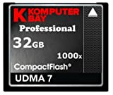 Komputerbay 32Go CF COMPACT Professional Flash Carte 150 Mo/s Vitesse extrême de UDMA 7 RAW 32Go
