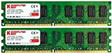 Komputerbay 4Go 2X 2Go DDR2 533MHz PC2-4200 PC2-4300 Mémoire DDR2 533 (240 PIN) DIMM bureau