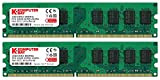 Komputerbay 4Go (2x 2Go) DDR2 800MHz PC2-6300 PC2-6400 DDR2 800 (240 PIN) DIMM ordinateur de bureau Mémoire