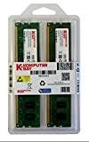 Komputerbay 4Go 2X 2Go DDR2 800MHz PC2-6300 PC2-6400 Mémoire DDR2 800 (240 PIN) DIMM bureau