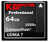 Komputerbay 64GB Professional CARTE COMPACT FLASH CF 1050X écrire 100 Mo / s en lecture 160 Mo / S Extreme ...