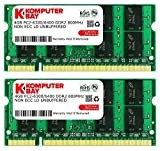 Komputerbay 8Go 2X 4Go DDR2 800MHz PC2-6300 PC2-6400 DDR2 800 (200 PIN) SODIMM mémoire d'ordinateur portable