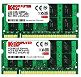Komputerbay 8Go (2x 4Go) PC2-6400 Kit de mémoire d'ordinateur portable double canal DDR2-800 SoDIMM