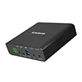 Krisdonia Laptop Power Bank 32000mAh Chargeur Portable 100W PD Batterie Externe - 2X DC (Jusqu'à 24V) - 2X USB QC3.0-1X ...