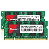 Kuesuny 4Go 2X 2Go DDR2 800 MHz PC2-6300 PC2-6400 DDR2 800 (200 PIN) SODIMM mémoire d'ordinateur Portable