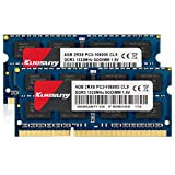 Kuesuny 8GB Kit (2x4GB) DDR3 1333MHz PC3-10600 Unbuffered Non-ECC 1.5V CL9 2Rx8 Dual Rank 204 Pin SODIMM Ordinateur Portable Mémoire ...