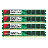 Kuesuny 8Go (4X 2Go) DDR2 800MHz PC2-6300 PC2-6400 DDR2 800 (240 PIN) DIMM Ordinateur de Bureau Mémoire