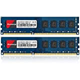 Kuesuny Kit de mémoire RAM 16 Go (2 x 8 Go) DDR3 1600 MHz Udimm RAM PC3-12800 PC3-12800U 1,5 V ...
