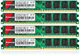 Kuesuny Mémoire RAM Lot de 4 Barrettes de mémoire vive 240 Broches PC2 5300 DDR2 DIMM 667 MHz 8go kit ...