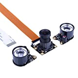 Kuman Camera Module Pour Raspberry Pi Zero W 3 Modèle B B + A + 2 1 5MP 1080p OV5647 ...