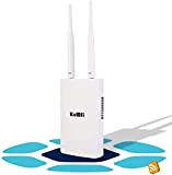 KuWFi Routeur 4G sim, 4G CPE Routeurs WiFi 300Mbps CAT4 SIM LTE Fonctionne avec Une caméra IP ou Couverture WiFi ...