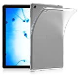 kwmobile Étui pour Tablette Compatible avec Huawei MediaPad M5 Lite 10 - Coque en TPU - Protection pour Tablette Transparent