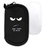 kwmobile Housse de Protection Compatible avec Souris Apple Magic Mouse 1/2 - Sacoche pour Souris en néoprène Don't Touch My ...