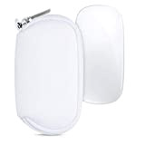 kwmobile Housse de Protection Compatible avec Souris Apple Magic Mouse 1/2 - Sacoche pour Souris en néoprène Blanc