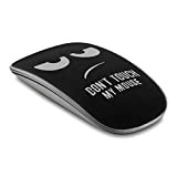 kwmobile Protection Souris Compatible avec Apple Magic Mouse 1/2 - Housse pour Souris d'Ordinateur en Silicone Don't Touch My Mouse ...