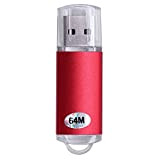 KYLE Clé USB 2.0 pour MéMoire Flash, Clé USB, Stockage, Stylet, Couleur du Pouce: Rouge, Capacité: 64 Mo