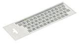 Lacerto® 14x14 mm - Autocollants français AZERTY - pour claviers PC et Ordinateur Portable - avec stratifié Mat résistant aux ...
