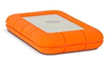 LaCie Disque dur – For Mac – lac9 000488 Disque dur Rugged Thunderbolt HDD 1 To Orange, Silber
