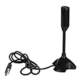 Lazmin Microphone USB Plug and Play pour Micro Home Studio Raspberry Pi 2/3 Compatible avec PC et Versions ultérieures