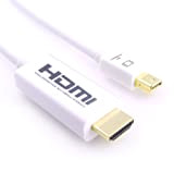 LCS - 5 m - Cordon Mini DisplayPort (** avec audio**) Compatible "Thunderbolt" vers HDMI 1.3b - Full HD 1080p ...