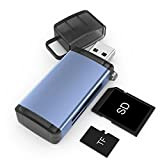 Lecteur Carte SD USB 3.0, Lecteur Micro SD 2 en 1 pour SDHC, SDXC, MMC Micro, RS MMC, Micro SD/SDHC, ...