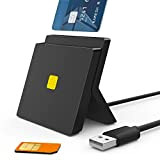 Lecteur de Carte d'identité Belge Lecteur de Carte SIM - Plug and Play - Prise en Charge CAC/SIM/Carte ID/Banque IC/Carte ...